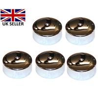 5 X Tipo Lucas Magnete Dinamo Cover BSA Triumph Norton Ajs Moto Cromato