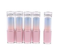 5 x tubetti vuoti per lucidalabbra, tinta per labbra, olio per ciglia, flaconcini da 2 ml, colore nero trasparente, tipo 7, Come descritto Tipo 6, Type 6, come descrizione
