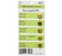 5 x Ugelli Gas Brass GPL 6MB per Fornello Cucine a Gas per Star - ONIX TECH