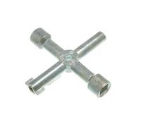 5 X Utilità Chiave 4 Lato Multi Attrezzi Per Radiatori Metro Armadio Scatole Uno