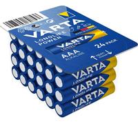 5 x Varta Longlife: batteria alcalina Power AAA Micro blister da 24 ex. Alto