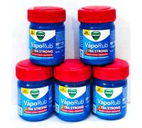 5 x Vicks VapoRub Xtra Strong per tosse, raffreddore, naso che cola e mal di ...