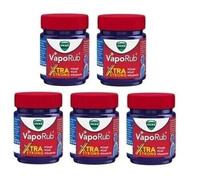 5 x Vicks VapoRub Xtra Strong per tosse, raffreddore, naso che cola e mal di ...