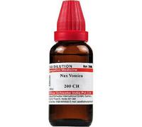 5 X Willmar Schwabe India Nux Vomica 200 CH (30ml)