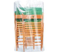 5 x XX Grandi Sacchetti di Plastica Trasparente Resistenti - 83cm x 111cm, 114μm - Sacchi Enormi Trasparenti, Puliti, Resistenti, Resistenti, Impermeabili (Confezione da 5)