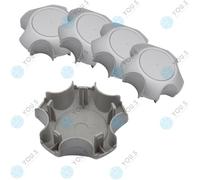 5 X YOU.S Original Tappi Di Ruota Coprimozzo 115,0 - 82,0 Mm - Argento