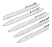 5 X Zebra Z-Grip Liscio Pastello a Sfera Penna - 1.0mm - Inchiostro Nero -