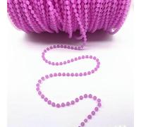 5 yard/lotto 4,0 mm Linea Perle Artificiali Perline Catena Ghirlanda Fiori Decorazione Festa Matrimonio Sposa Copricapo Gioielleria Accessorio-Rosa Chiaro
