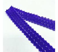 5 yards/lotto 20 mm pizzo elastico nastro elastico spandex ripiegabile per cucire pizzo bordo cintura accessorio per abbigliamento-viola-5 yards
