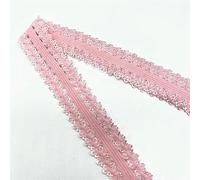 5 yards/lotto 20 mm pizzo elastico nastro elastico spandex ripiegabile per cucire pizzo bordo cintura accessorio per abbigliamento-rosa-5 yards
