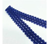 5 yards/lotto 20 mm pizzo elastico nastro elastico spandex ripiegabile per cucire pizzo bordo cintura accessorio per abbigliamento-blu navy-5 yards