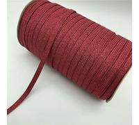 5 yards/lotto 6 mm nastro elastico metallico colore elastico per cucire elastico elastico elastico in vita corda elastica nastro elastico-12-2 yards