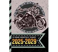 5-Year Monthly Diary 2025-2029: Hardcover / 8.5x11 Daily Dated Notebook / Goal Planning Journal With To Do Lists / Personal Event Organizer Gift / ... Rider - Outdoor Sports Art Theme Cover