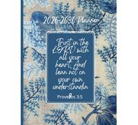 5 Year Monthly Planner 2026-2030, Bible Verse Just On Cover, Proverbs 3:5: Elegant Design, Personal Organiser With Yearly Overviews