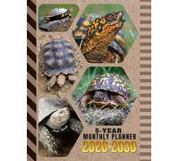5-Year Monthly Planner 2026-2030: Dated Large / 60 Month Agenda / With Notes Pages - To Do List / Turtle - Animal Themed Cover