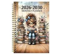 5 Year Monthly Planner 2026-2030, Spiral Bound Journal with Monthly Tabs | 60 Month Schedule Organizer, Lay Flat Design with Index Tabs for Home, School, Office, Teachers, and Students
