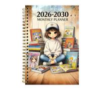 5 Year Monthly Planner, 2026-2030 Spiral Notebook, Tabbed Diary Organizer, | 5 Year Calendar 2026-2030 Monthly Planner for Teacher, School, College, Office, Home, Work, Study, Appointment