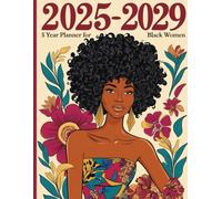 5 Year Monthly Planner for Black Women: A Journey of Growth & Empowerment (2025-2029) African American Woman Multi-Year Calendar Journal | Large 8.5x11 with Federal Holidays |