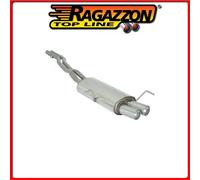 50.0164.52#1 BMW SERIE3 E46 TUBO CENTRALE GR. N SENZA SILENZIATORE + SCARICO SP