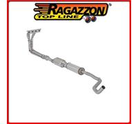 50.0209.00#1 FIAT 500 (TYP312) 2007>> COLLETTORE 4-1+ KAT. METALLICO + CENTRALE