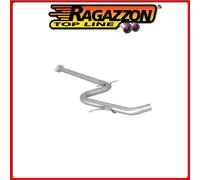Tubo centrale Gr.N senza silenziatore inox Golf Mk6 1.4TSI (118kW)