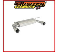 50.0287.06#1 NISSAN 350Z POSTERIORE INOX SDOPPIATO CON TERMINALI ROTONDI 2 / 102