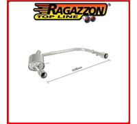 50.0327.05#1 FORD S-MAX POSTERIORE INOX SDOPPIATO CON TERMINALI ROTONDI 2 / 90 M