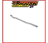 Mini Tubo centrale gruppo N senza silenziatore inox