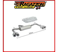 RAGAZZON SCARICO SDOPPIATO SFALSATO ALFA GIULIETTA 1.6JTDm2 77kW 10► 50.0513.26