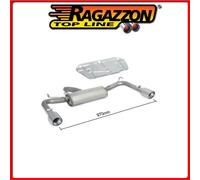 RAGAZZON TERMINALE SCARICO SDOPPIATO ROTONDI ALFA GIULIETTA(940) 1.4TB 125kW