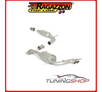 50.0585.24#1 SEAT IBIZA MK4 (6P) 2015>>2017 CENTRALE INOX + POSTERIORE INOX CON
