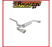 50.0704.12#1 JEEP RENEGADE POSTERIORE INOX SDOPPIATO CON TERMINALI OVALI 2 / 135