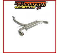 RAGAZZON SCARICO SDOPPIATO TERM.LI TONDI 2/90 ALFA GIULIA(952) 2.0 T Q4 280CV
