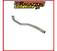 Tubo Centrale inox Gr.N 76 mm Ragazzon Alfa GIULIA 2.0 Turbo Q4 Veloce 206 kw
