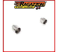 50.0758.45#5 ALFA ROMEO STELVIO(949) TERMINALE INOX ROTONDO 2 / 129 MM Ragazzon