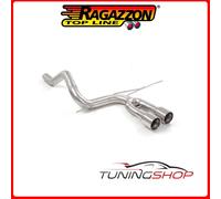 50.0767.28#1 FORD FOCUS III (TYP DYB) 2010>>2018 TUBO POSTERIORE GR.N INOX CON T