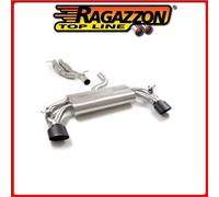 50.0789.18#1 AUDI RS3 (TYP 8V) 2015>> CENTRALE INOX + SCARICO SPORTIVO INOX SDOP