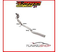 50.0874.80#2 AUDI S3 (TYP 8V) 2013>> CATALIZZATORE METALLICO 200CPSI GR.N INOX C