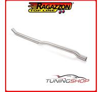 50.0885.80#2 MINI F54 CLUBMAN 2015>> TUBO CENTRALE GR.N SENZA SILENZIATORE INOX