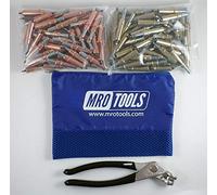 50 1/8 & 50 3/16 Cleco Fasteners + Cleco Pinza w/Mesh Carry Bag (K4S100-1)