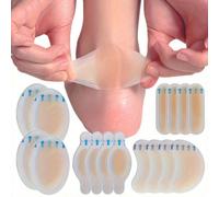 50/10/20 pezzi Cuscinetti in gel per il tallone, Cuscinetti anti-attrito per vesciche, Per il recupero e la prevenzione di vesciche ai piedi, alle dita e al tallone, Proteggono la pelle dall'attrito. 