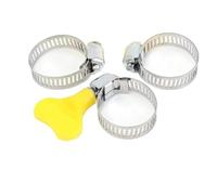 50-10 pezzi fascette stringitubo in acciaio inossidabile fascette stringitubo regolabili strumenti for tubi rubinetto tubi dell'acqua elementi di fissaggio kit assortimento ferramenta(10PCS)