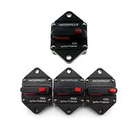 50 100 150 200A Interruttore automatico for auto 12 Fusibile 24V Ripristino manuale Interruttore automatico for auto Recupero automatico audio in linea for auto Interruttori ad aria (Size : Violet)