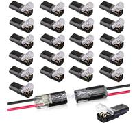 50/100/150 Pack Quick-Clip Fasteners, Double - Wire Plug-in Connector With Locking Buckle (100PCS)