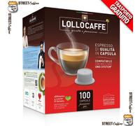 Lollo Caffè - 100 Capsule Uno System Lollo Miscela Nera