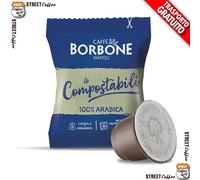 100 Cialde Capsule Caffè Borbone Respresso Compostabili 100% Arabica Nespresso