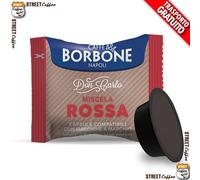 50 Capsule Caffè Borbone Don Carlo Miscela Rossa - Cialde Compatibili Lavazza A Modo Mio
