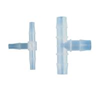50/100/200 pezzi O.D1.6-15.8mm connettore a T for irrigazione da giardino, adattatore for tubo dell'acqua, giunto for tubo flessibile for pompa dell'aria(2.4mm,200pcs)