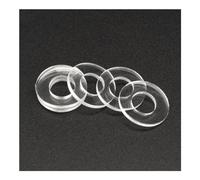50/100/200 pz Morbido/Duro di Plastica PVC Trasparente Isolante Pianura Guarnizione Anello Distanziatore Rondella Piatta M1.2 M1.4 M1.7 M1.8 M2 M2.5 M3 M4 M5 M6 ~ M12(Hard,M8x20x1 x50pcs)