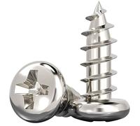 50/100/200 pz Viti a Testa Nichelata Pan Autofilettanti Elettroniche M1-M4(8mm,M1 (200Pcs))